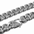 Amazon ebay Hot Seders Fashion Seanless Steel Jewelry Silver Jewelry Dewellay Countrace Мужские украшения густая зашифрованная P -цепь